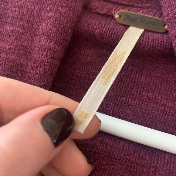 Free People Dark Purple Cardigan - Picture 4 of 5